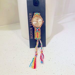 Rose gold Bohemian watch